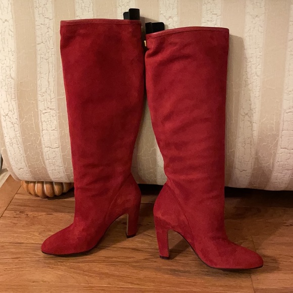 Stuart Weitzman Charlie Knee High Boots 38 1/2 - Picture 4 of 11